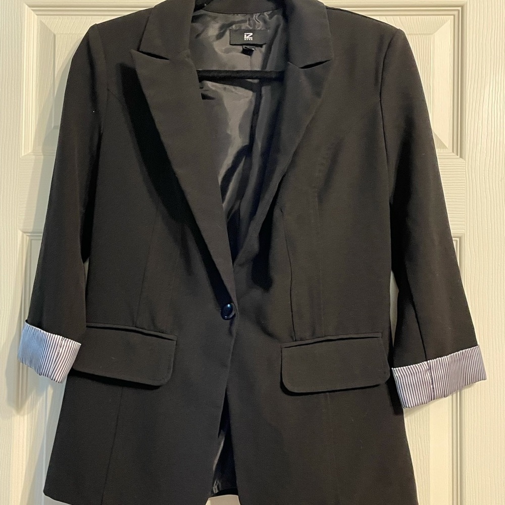 Iz Byer Blazer NWOT Size L Career Office Professional Neutral Formal Workwear